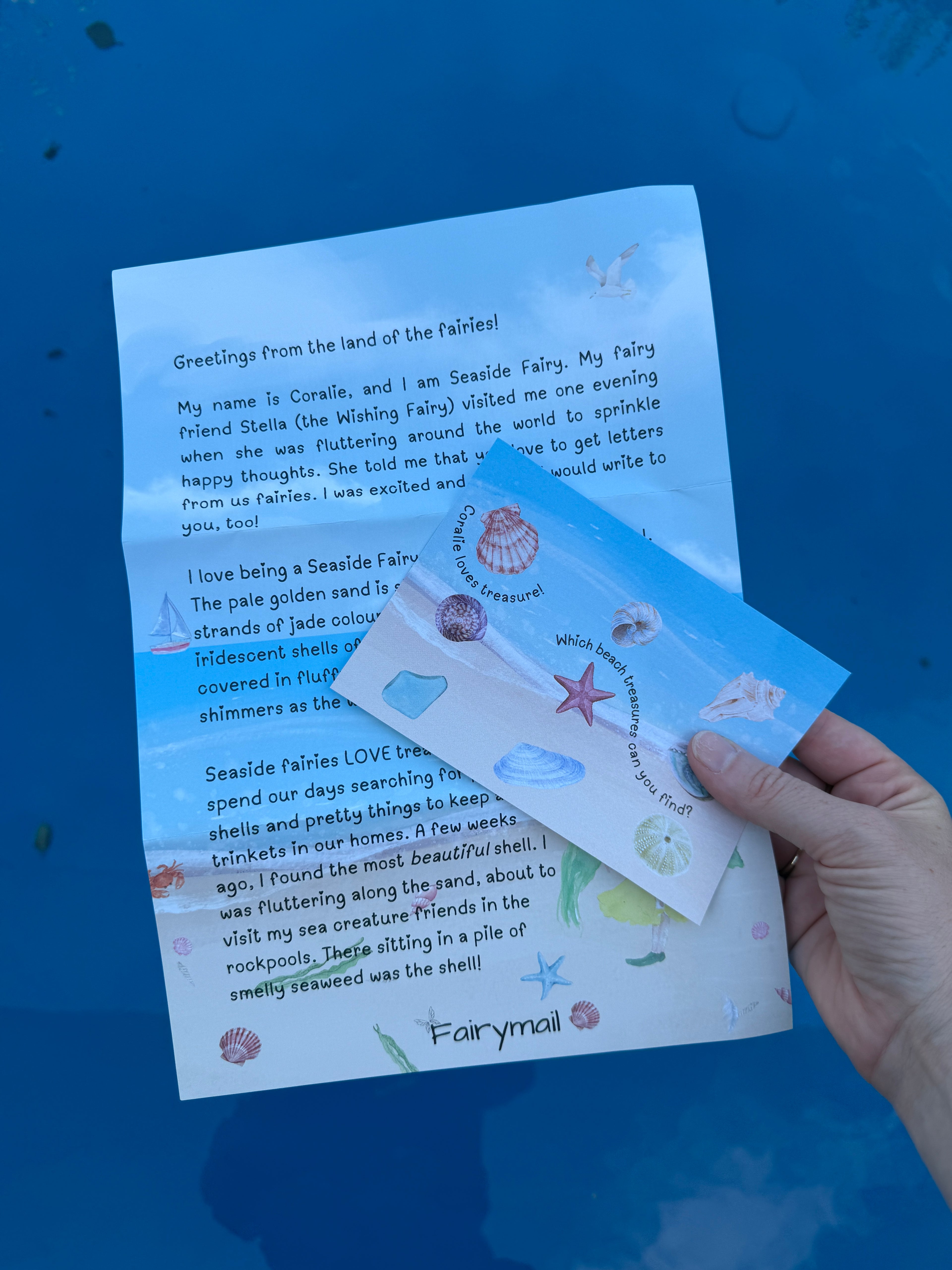 NZ fairy mail letter snail mail kids subscription