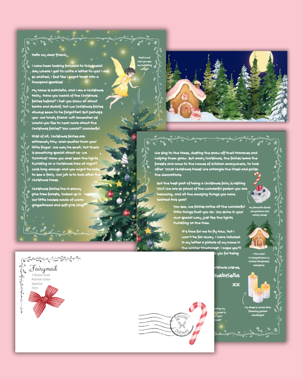 Single Letter- DECEMBER- Postage Included